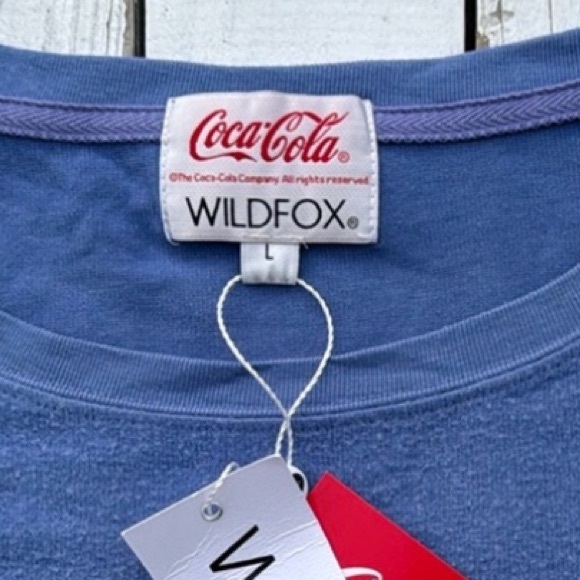 Wildfox Vintage Style Coca Cola Sweatshirt NWT - Picture 2 of 7